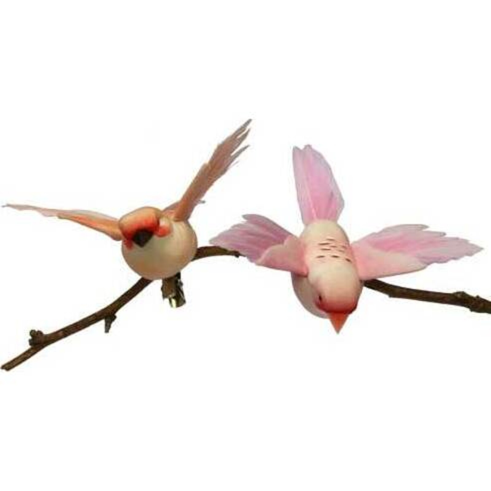 Clip Bird Flying Pink S/2