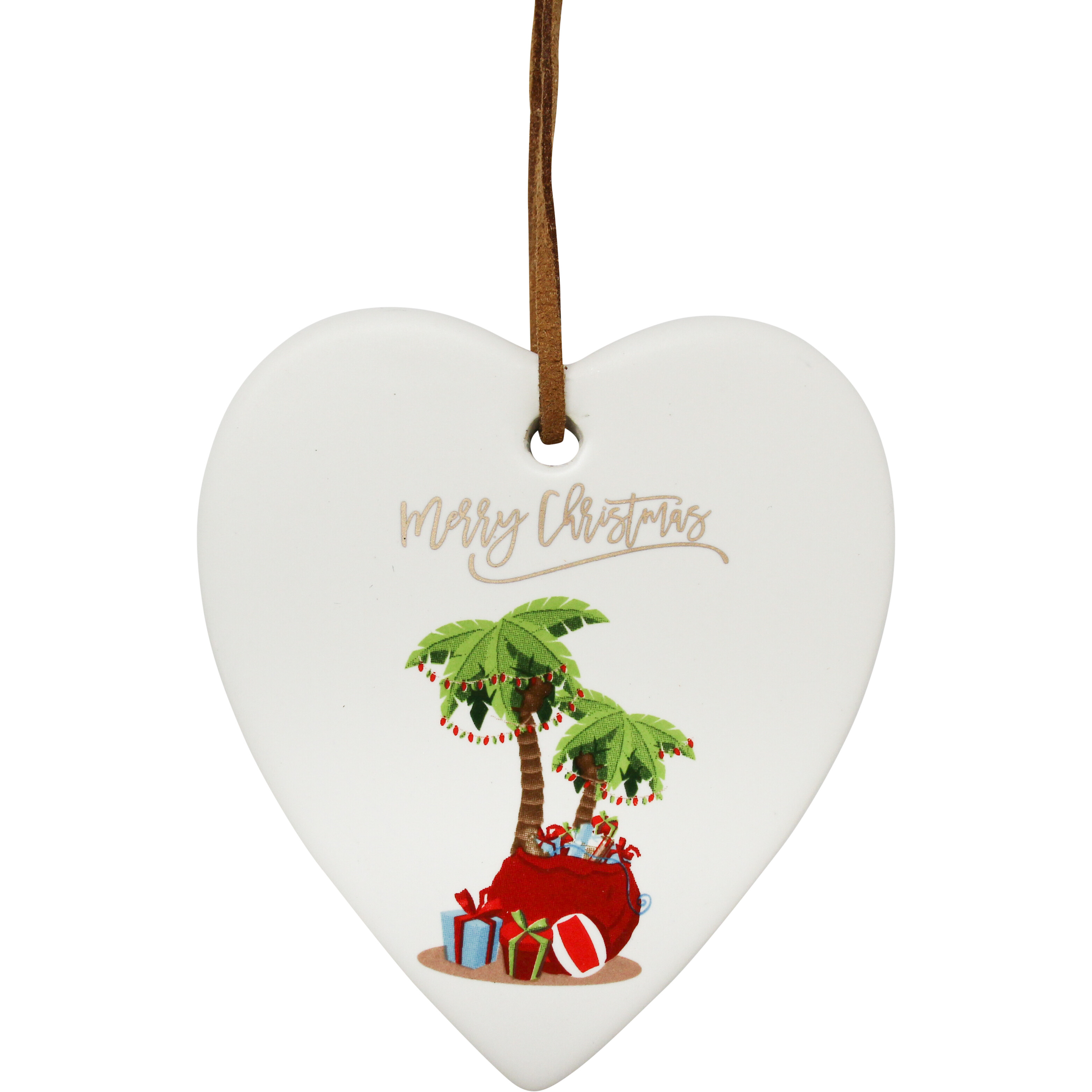 Hang Heart Xmas Palms