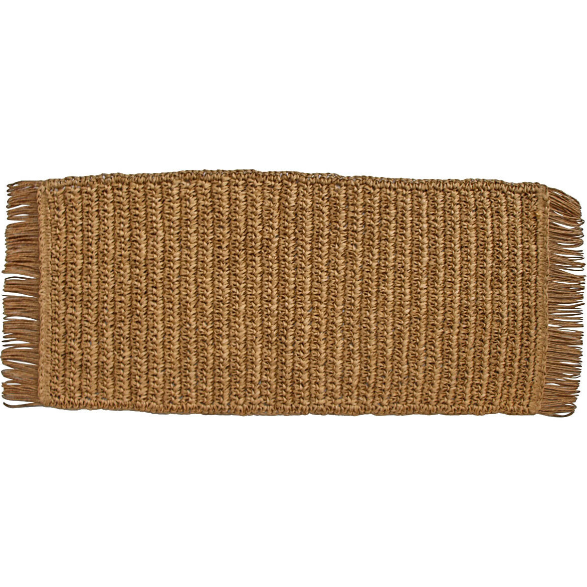 Table Runner Fringe Natural