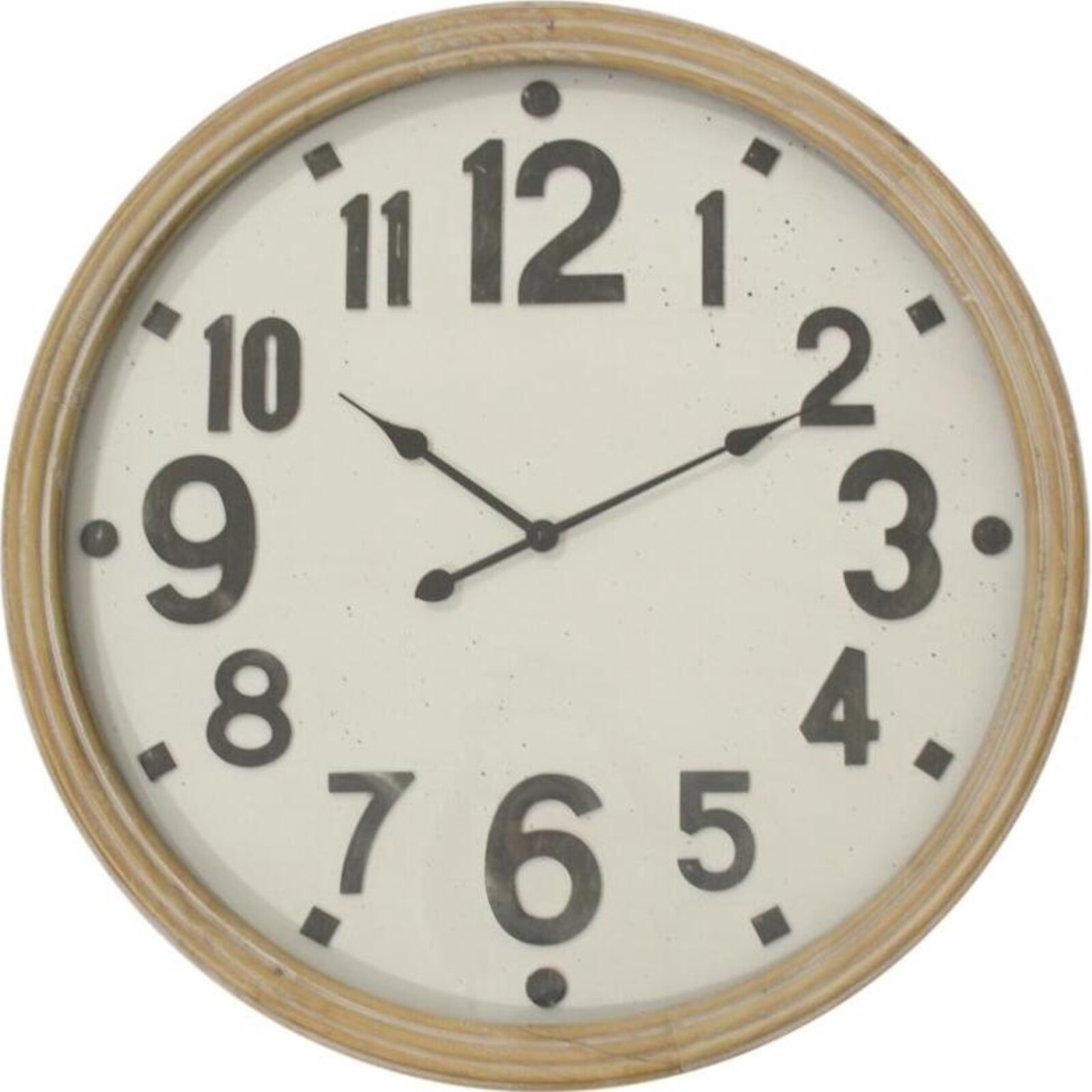 Clock Classic Timber 78cm 