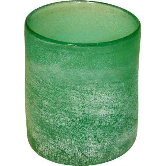 Glass Votive Aquamarine Small