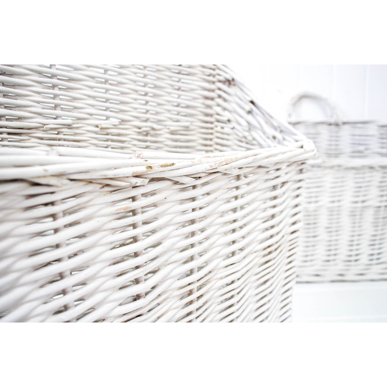 Baskets S/2 Rect White