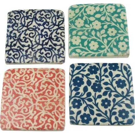 Coasters Flower Prints