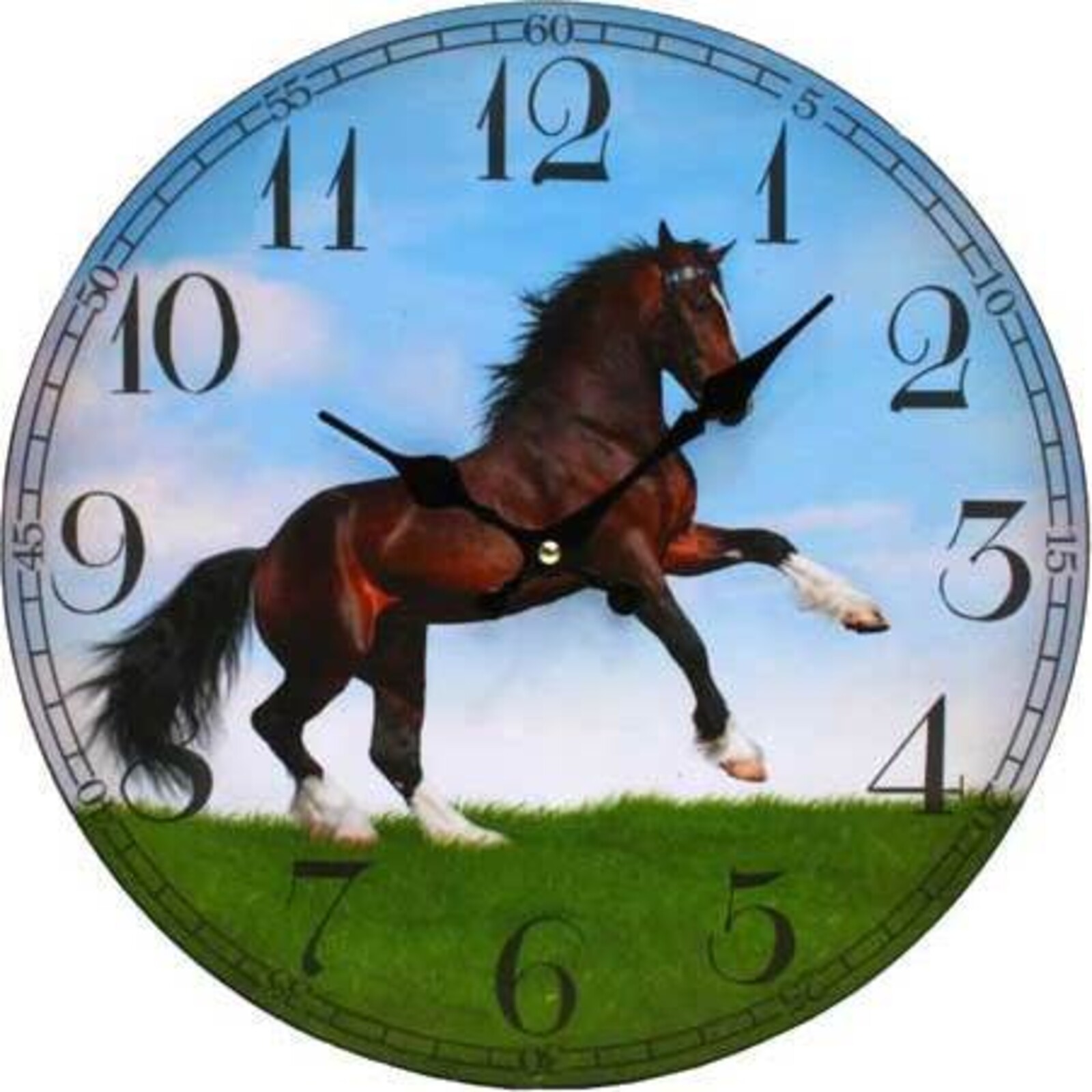 Clock Rearing Horse