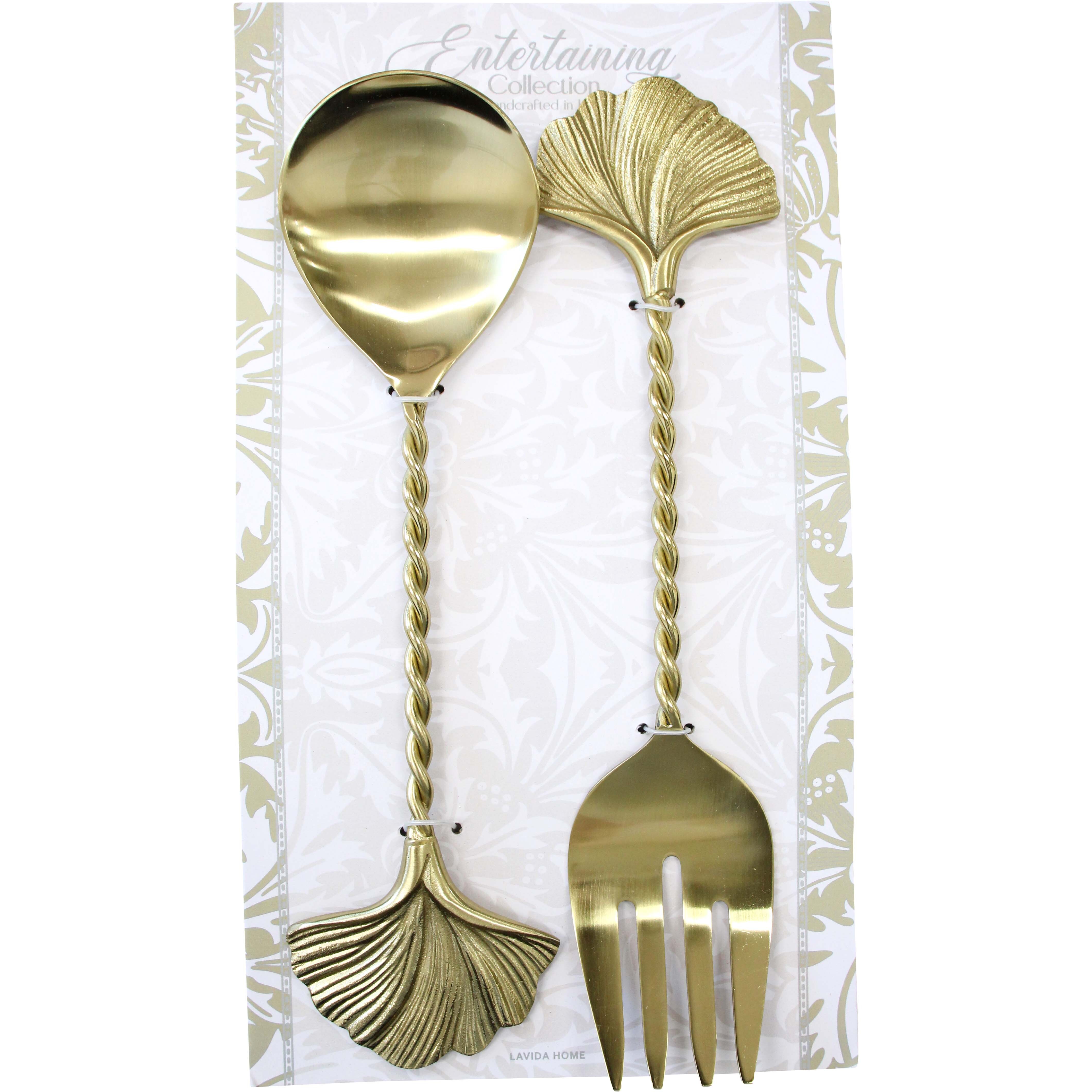 Salad Server Leaf S/2