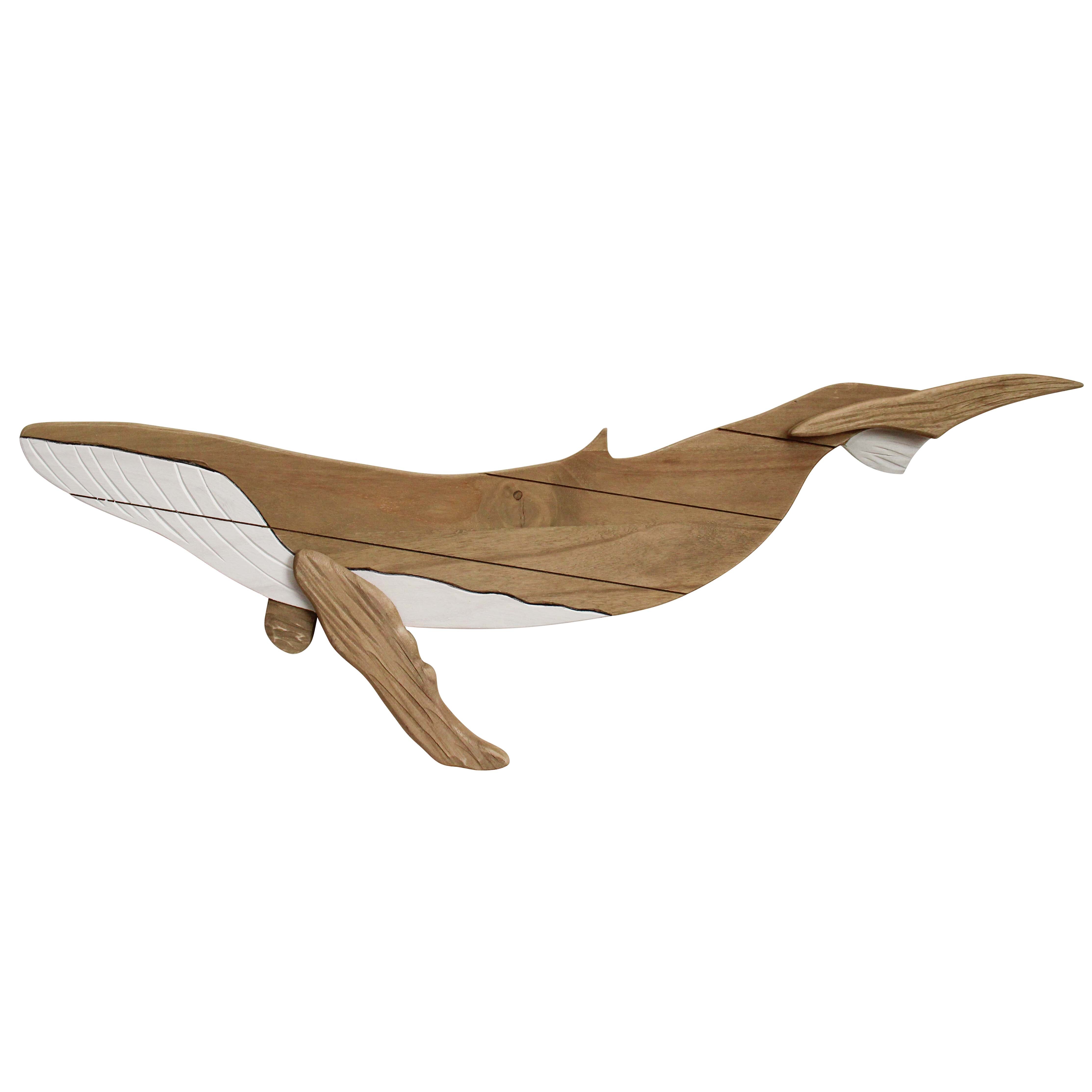 Whale XL Wall Art Rustic