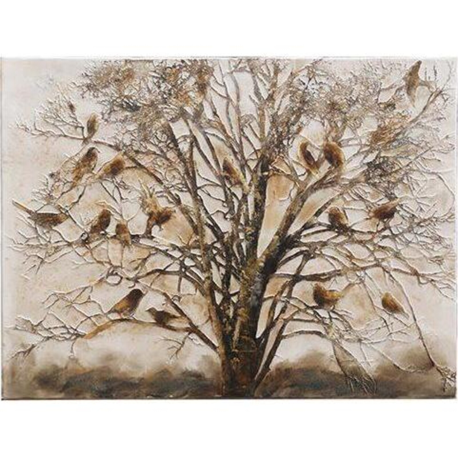 Oil Painting The Nesting Tree
