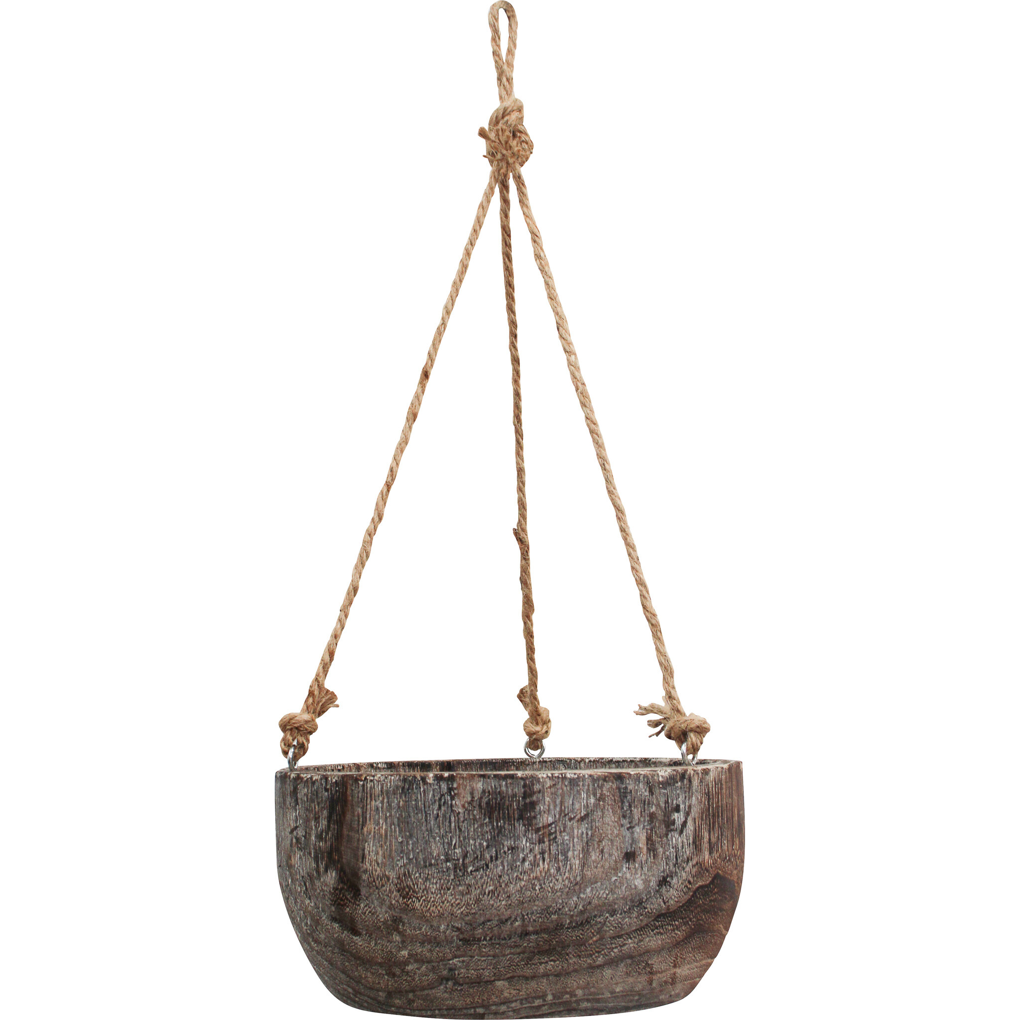 Timber Planter Hang Lrg 