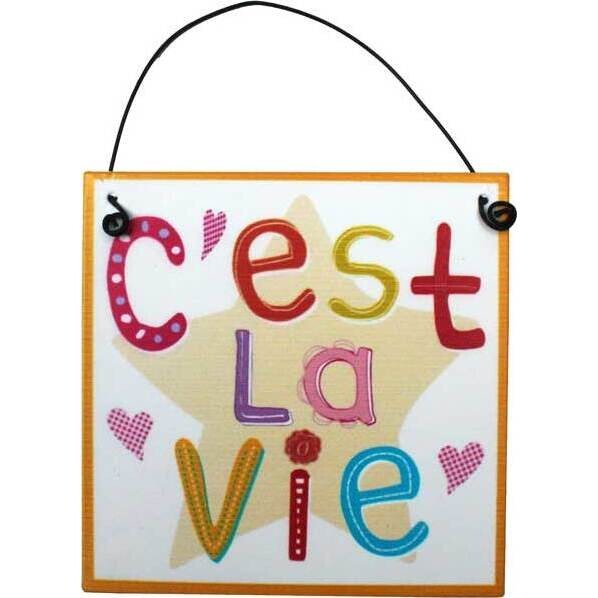 Tin Sign C'est La Vie