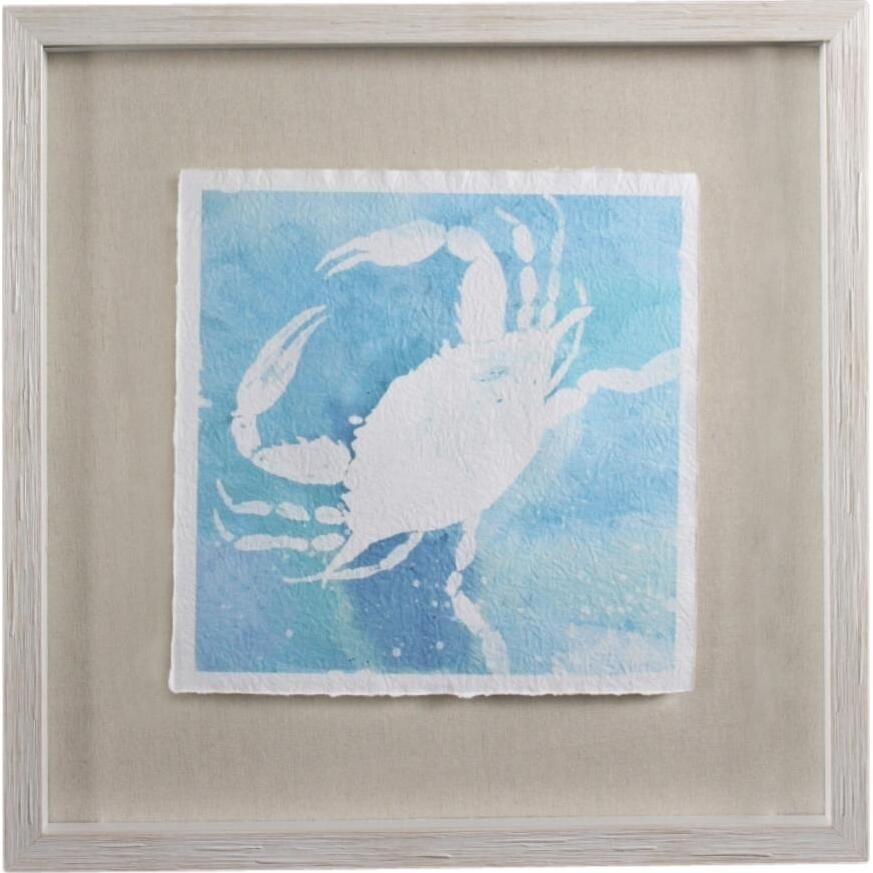 Framed Crab Bluewash