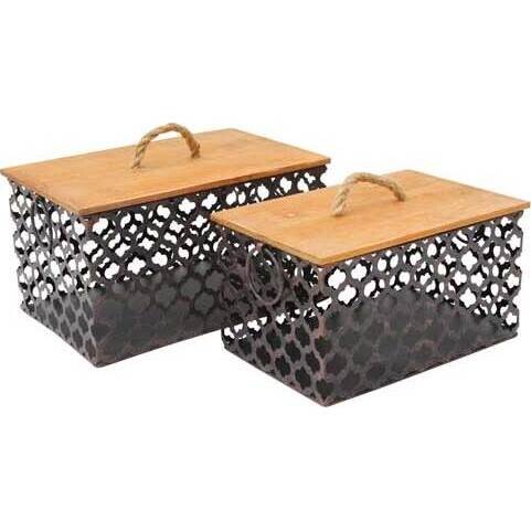 Boxes Rustic Naturale S/2