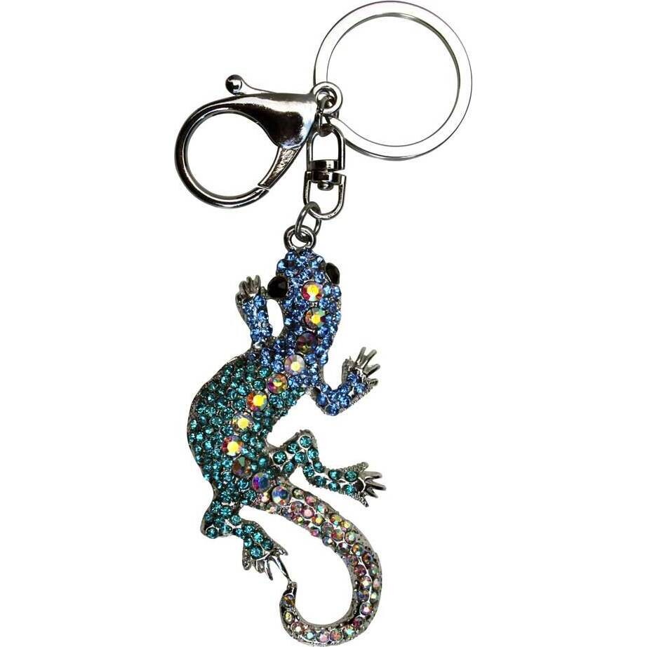 Keyring Blue Lizard