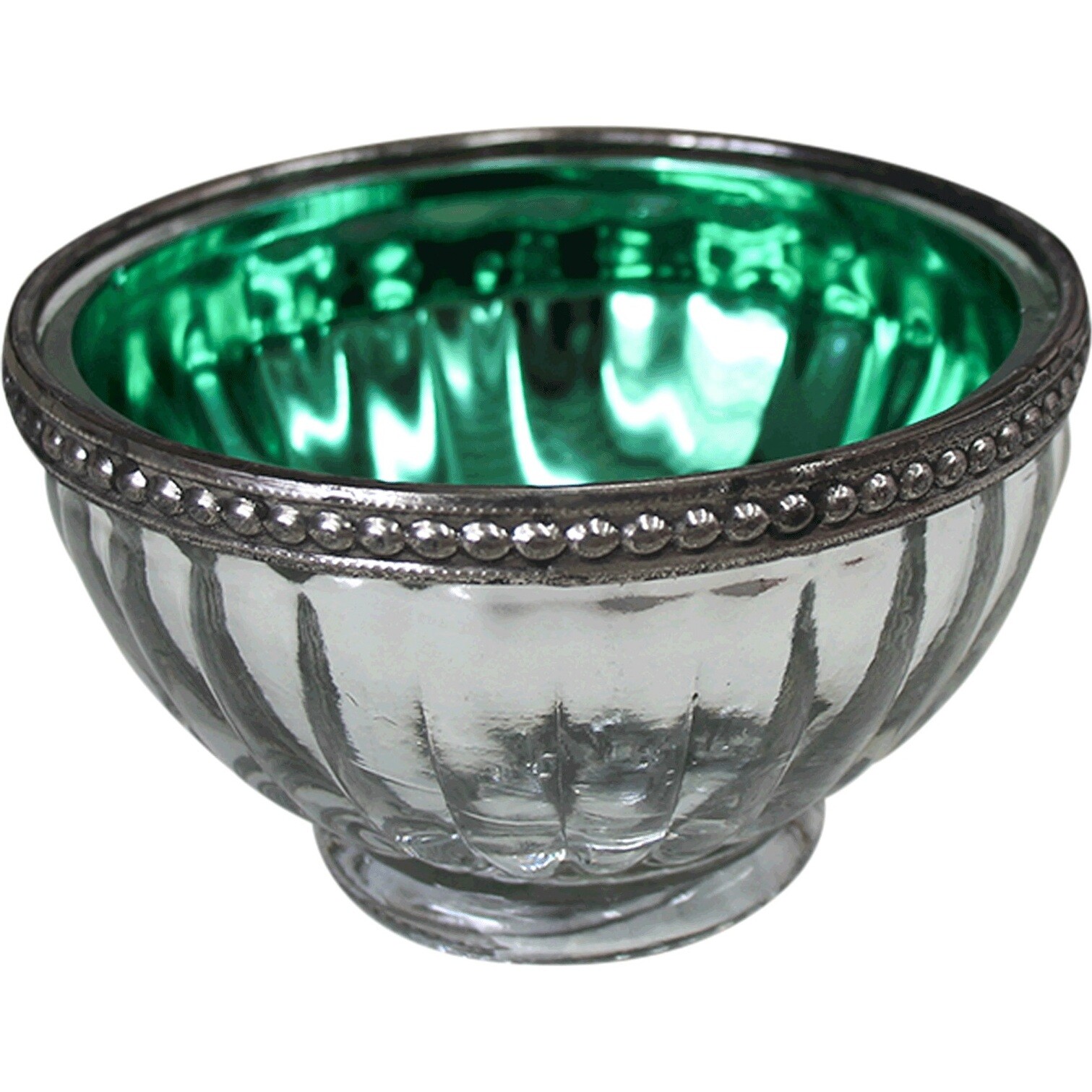 Votive Ribb Bowl Pop Emerald