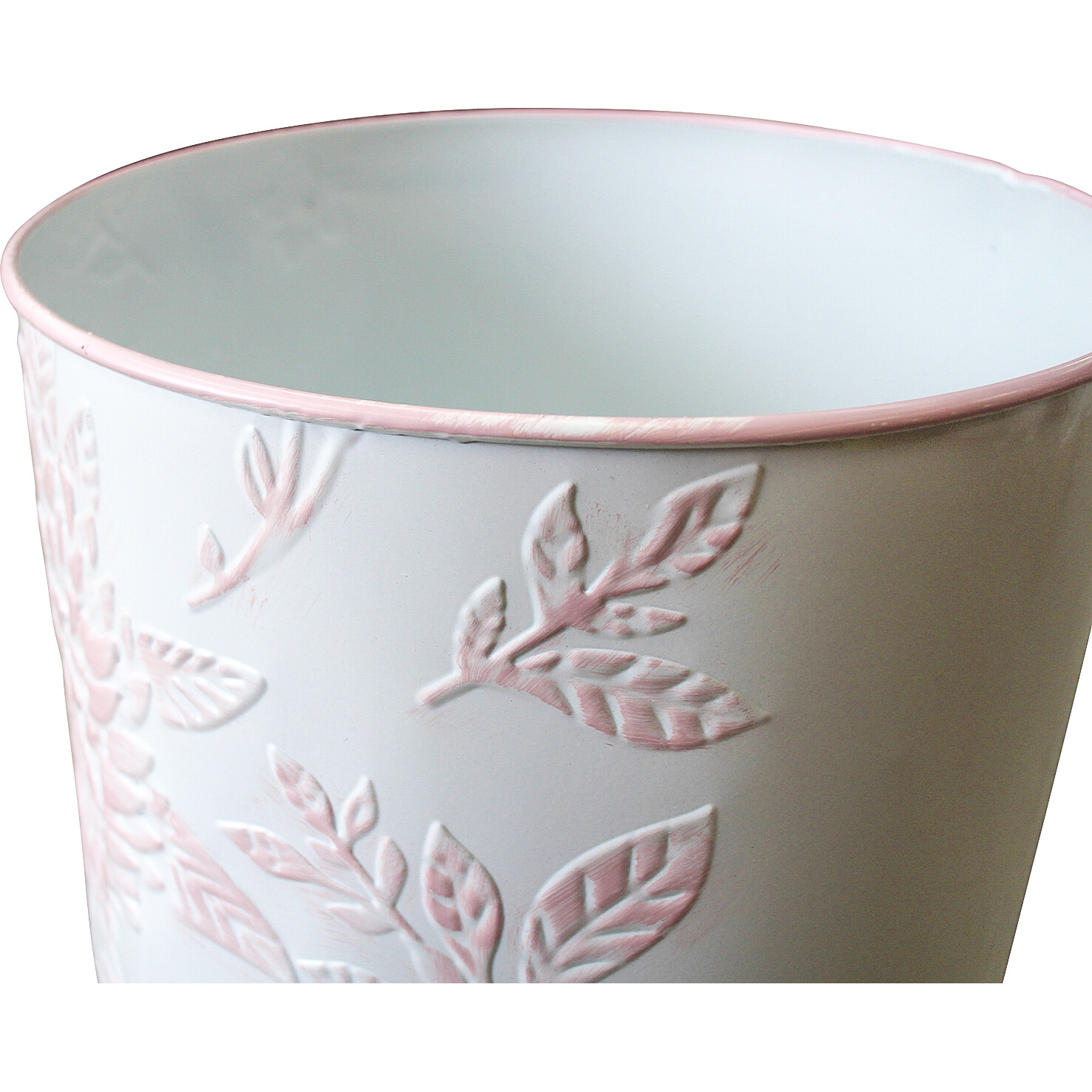 Plant Stand Pink Floral S/2