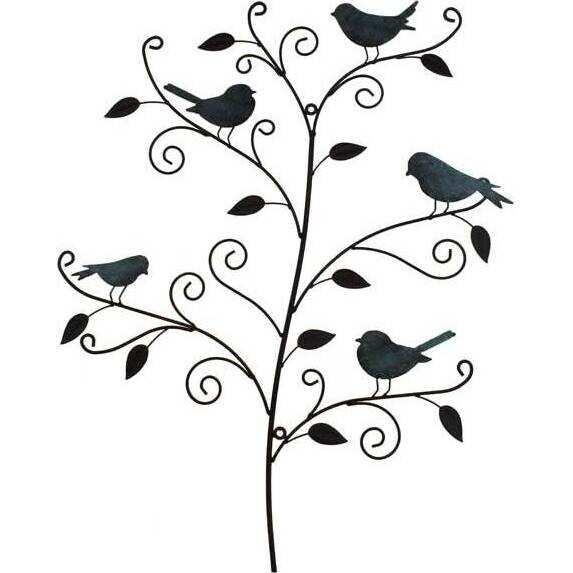 Wall Décor Bird Branch