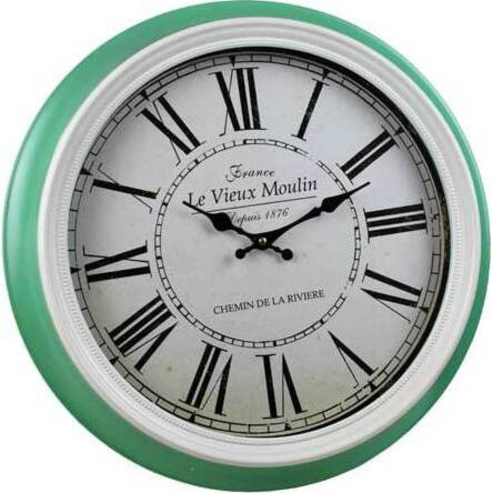 Clock French Teal