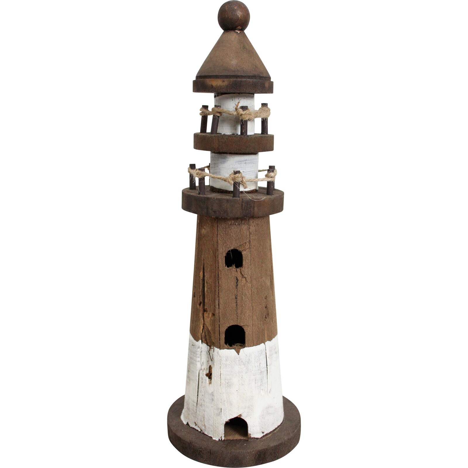 Lighthouse Rustic White Sml