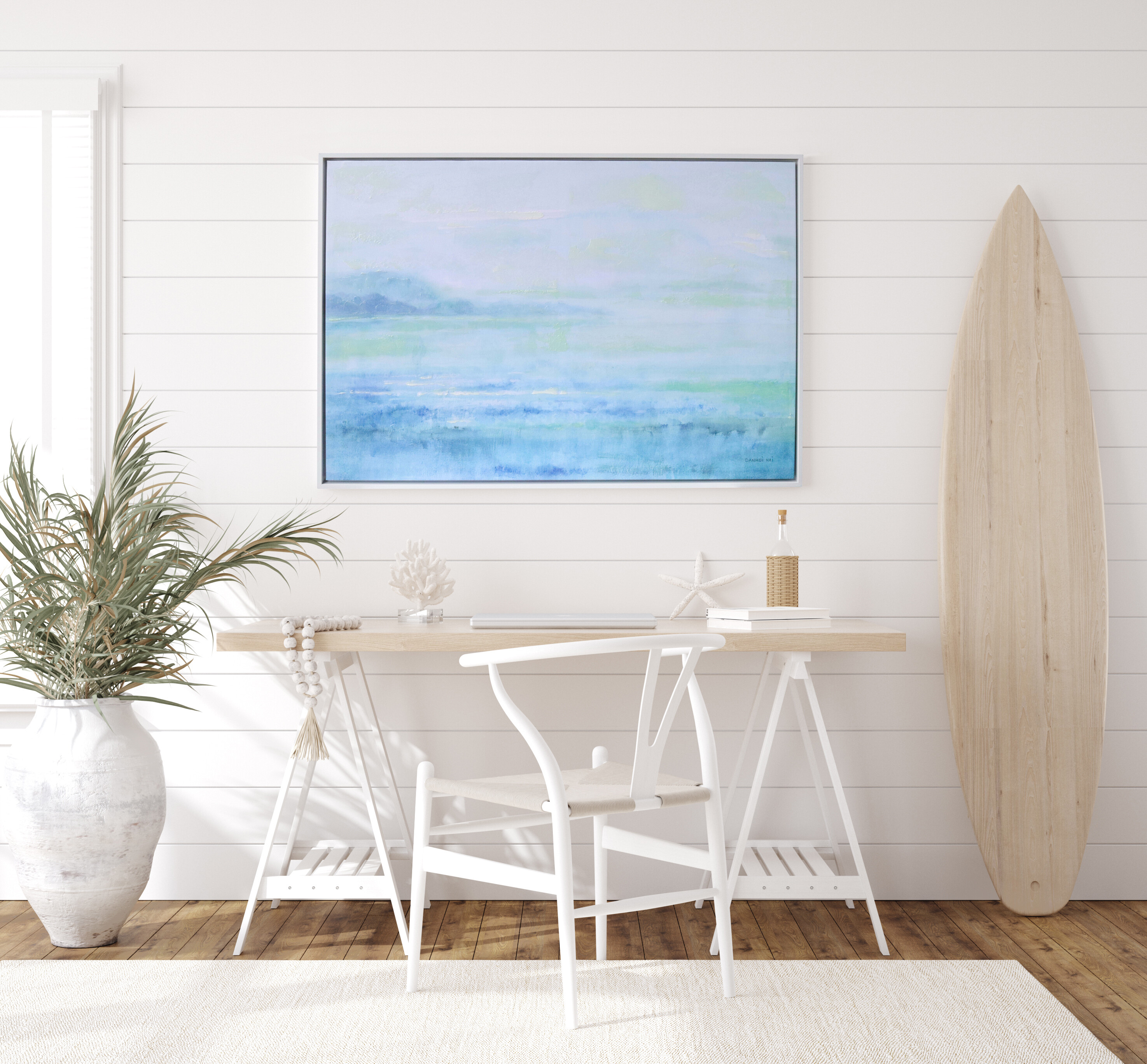 Framed Canvas Sea Sparkle 2