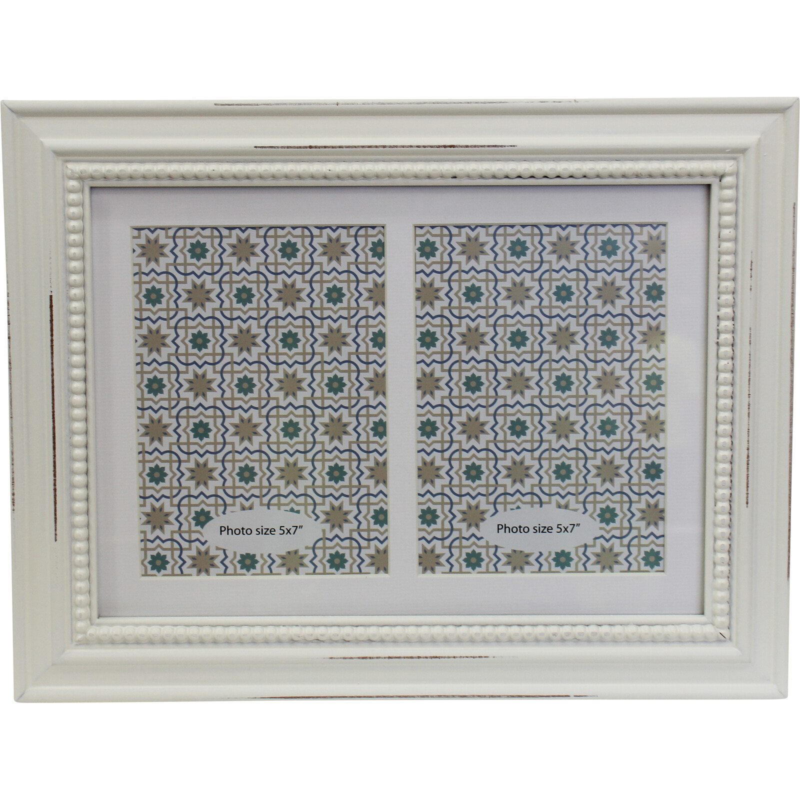 Frame White Dots Double