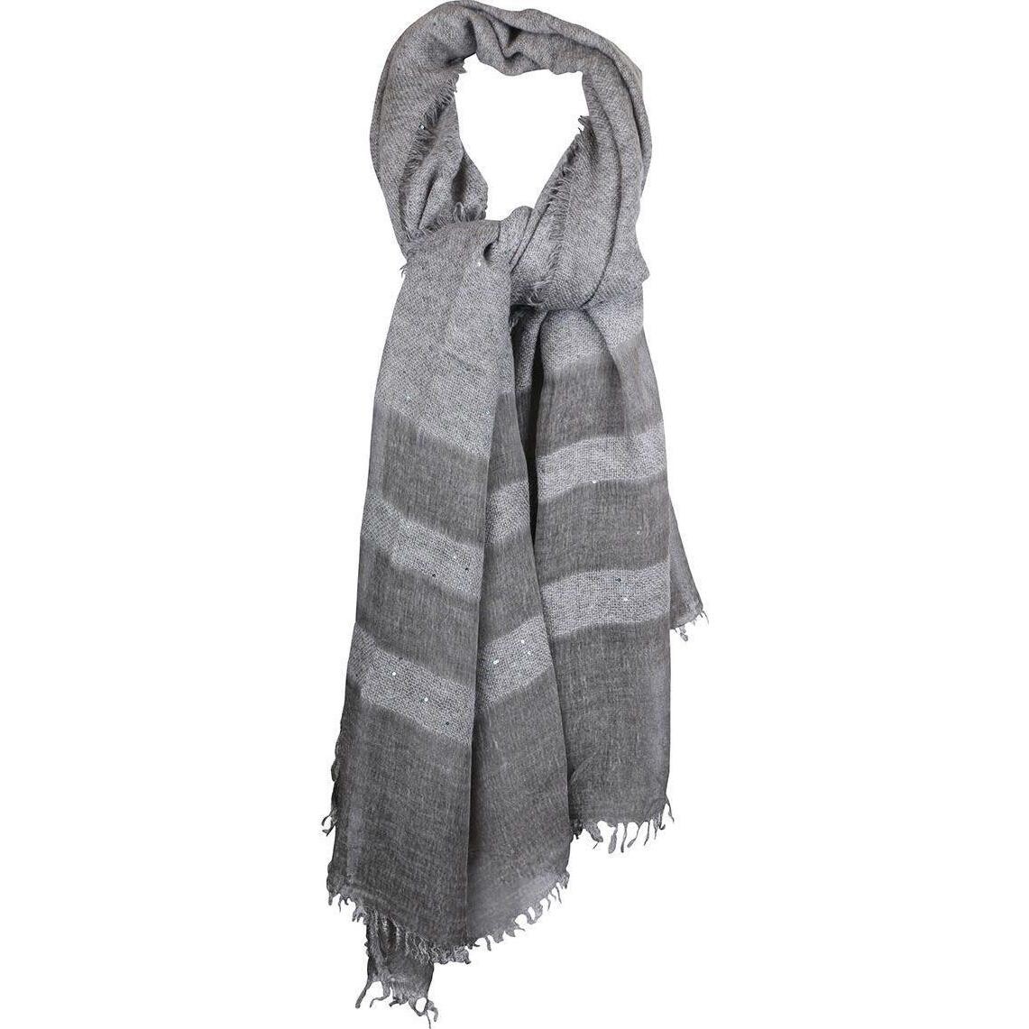 Scarf Grey Brown Sparkle