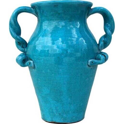 Handle Urn Turquoise