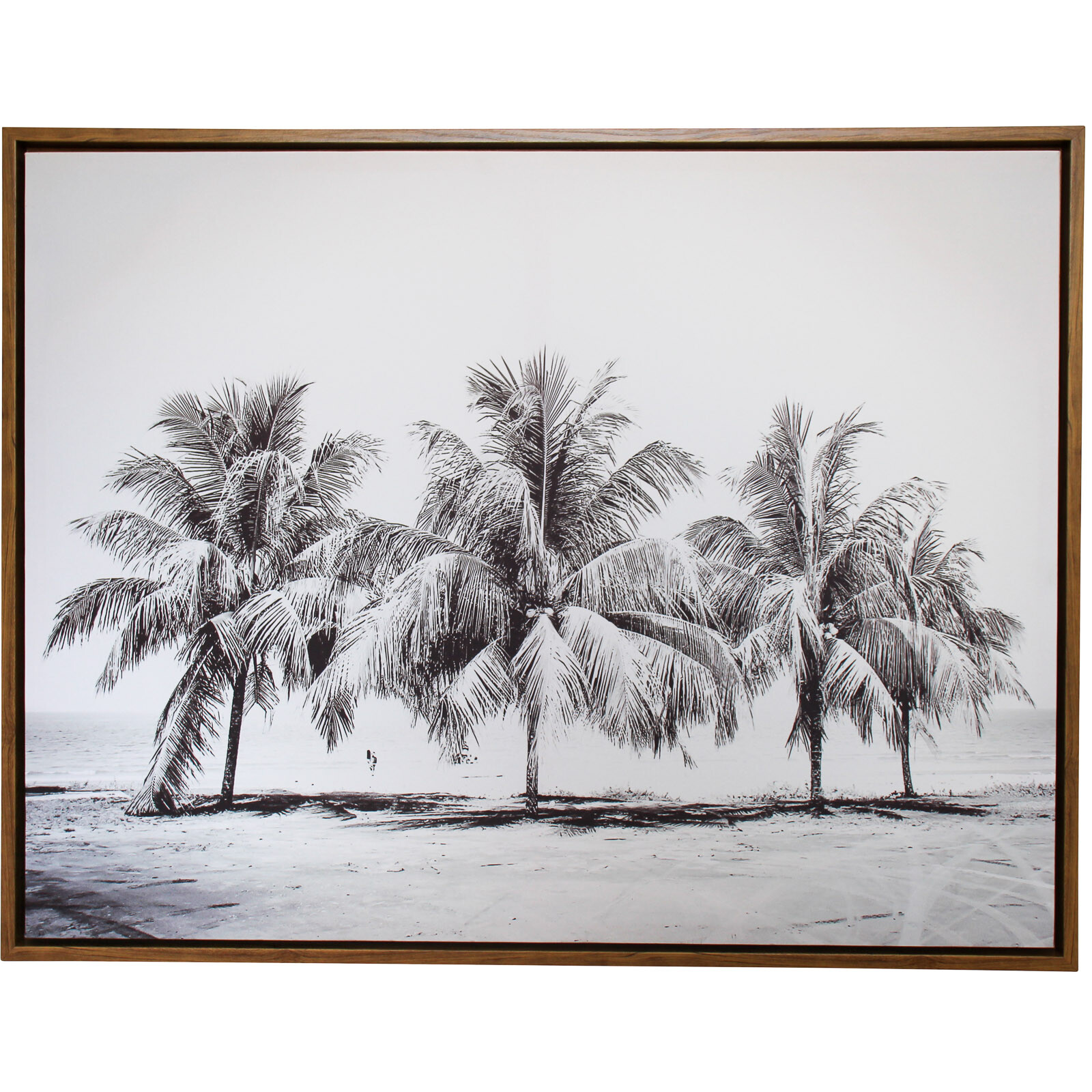 Framed Canvas Palm Row