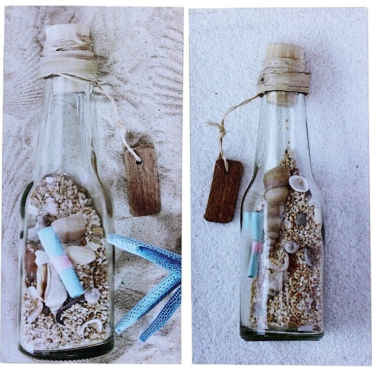 Canvas Print - Shell Bottle - set 2