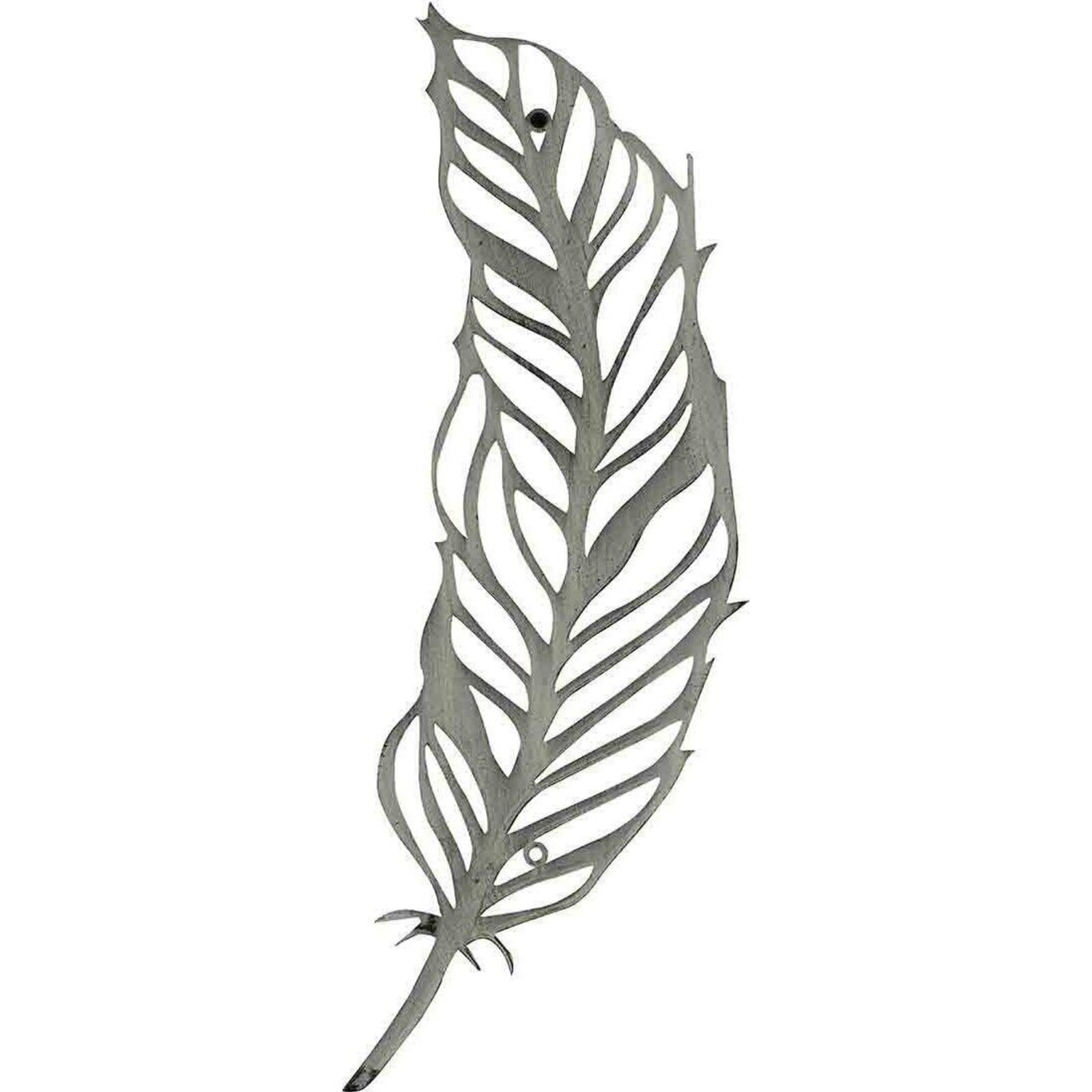 Metal Feather Cutout