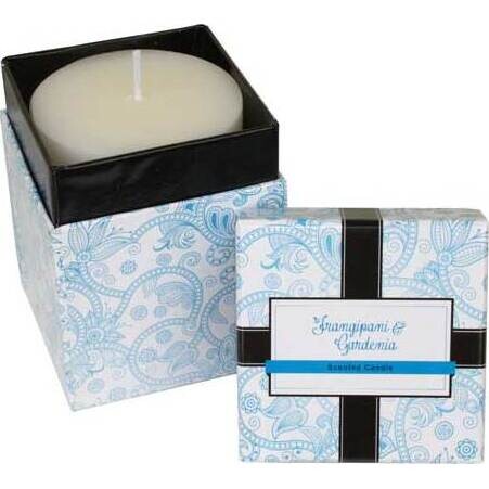 Frangipani & Gardenia  Boxed Candle -10cm