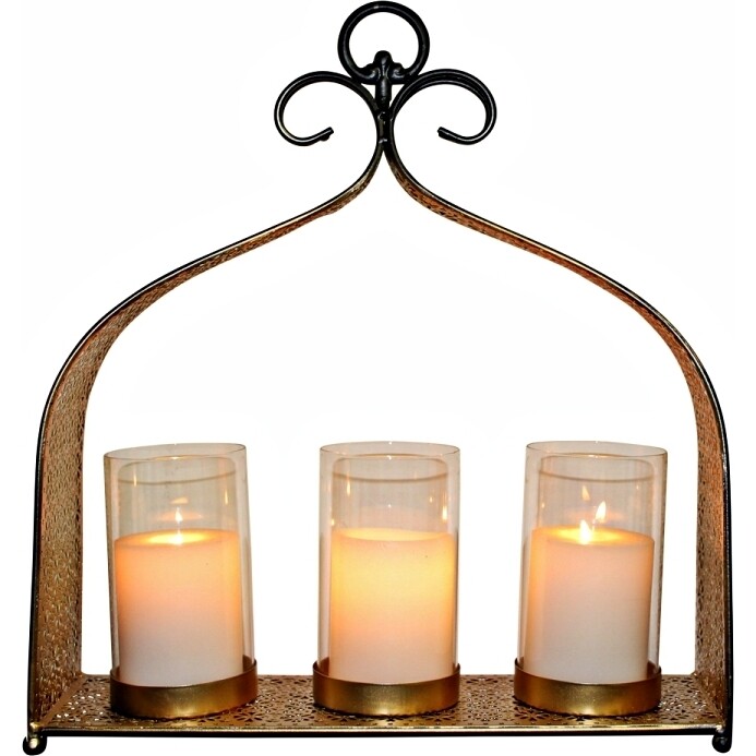 Candleholder Triple Shapour 