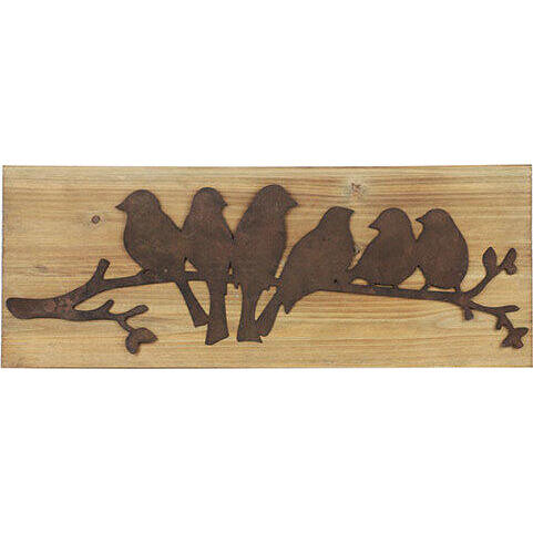 Wall Decor Bird Gathering