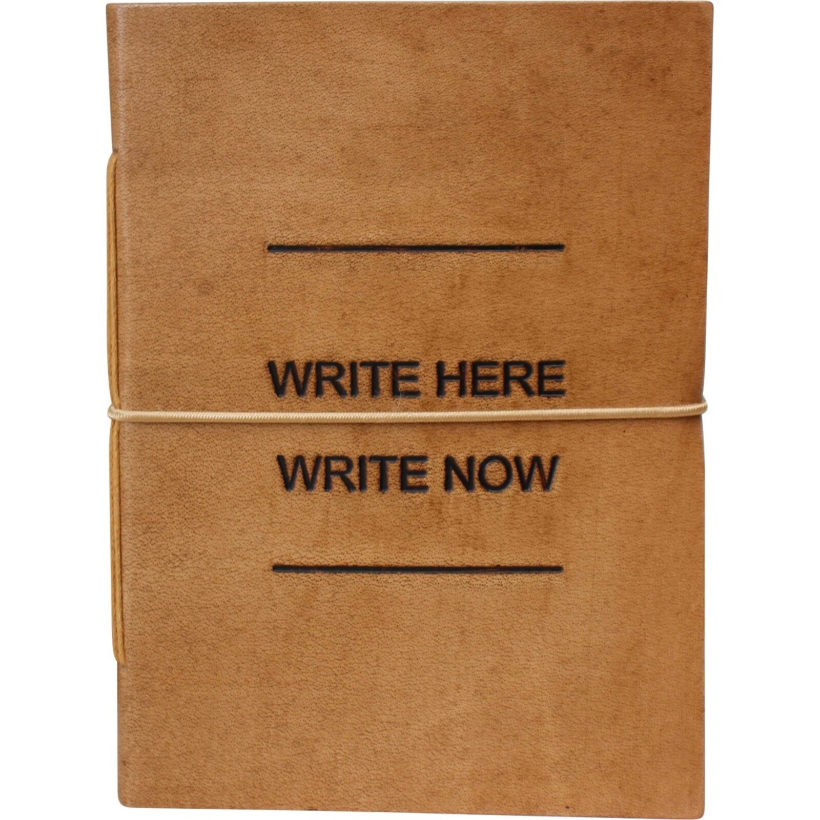 Leather Notebook Write Here