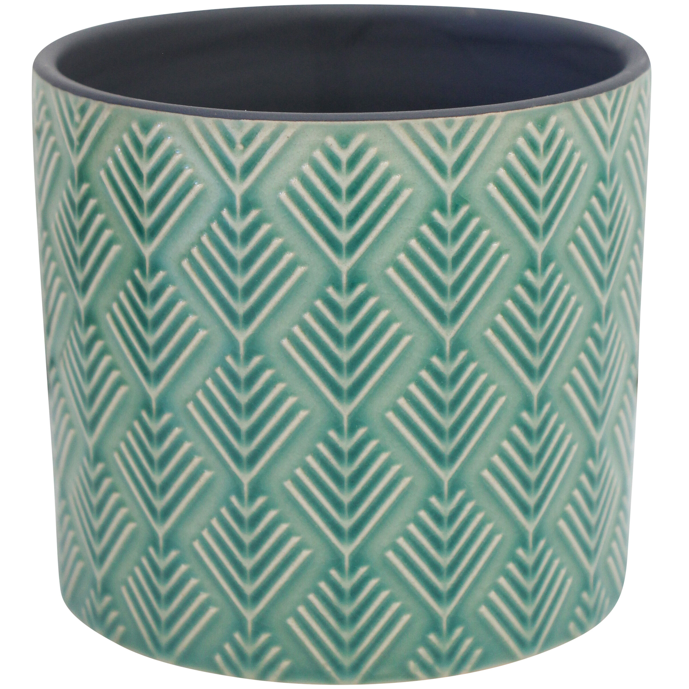 Planter Arrows Teal Sml