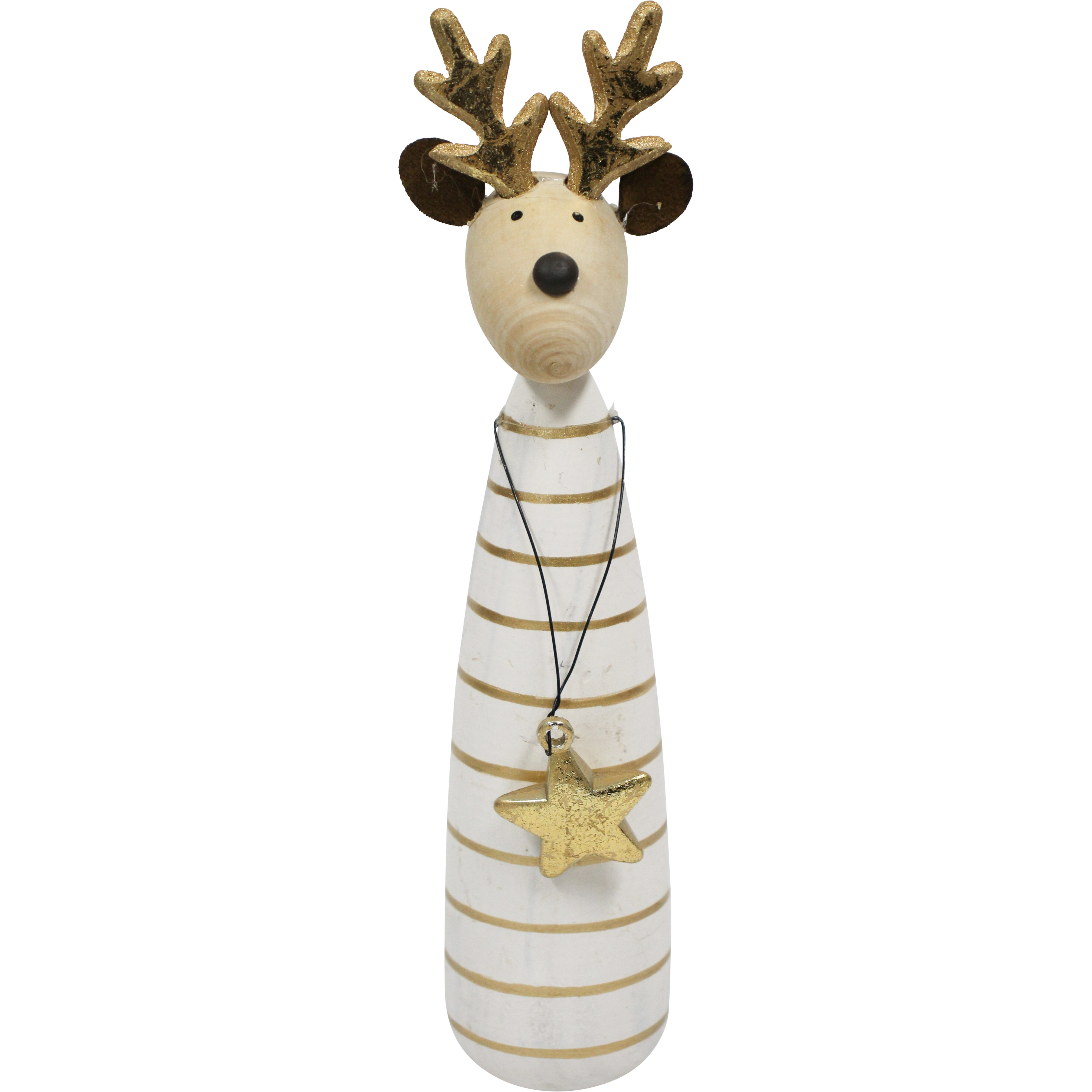 Reindeer Stripe Star Med