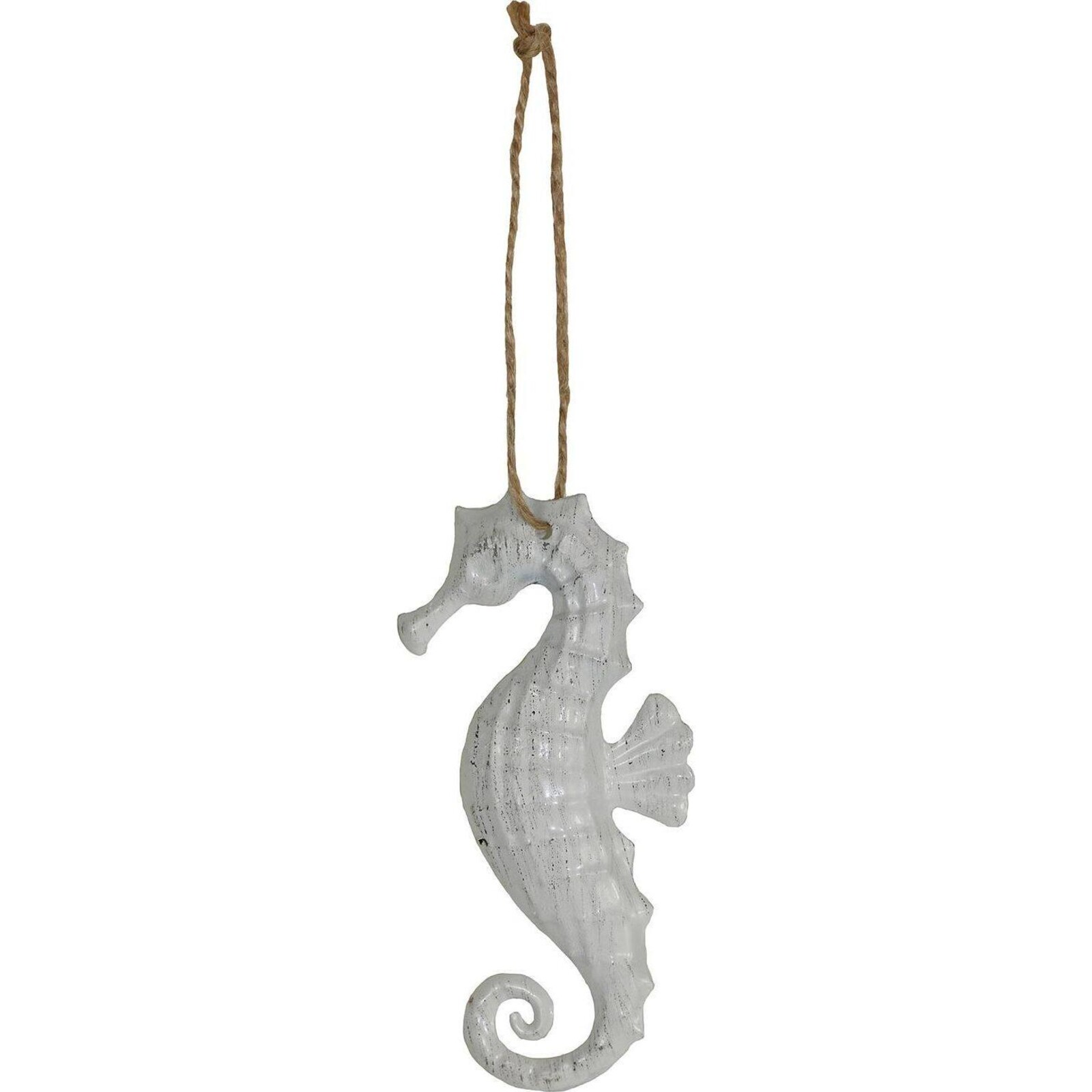 Hanging Seahorse Whitewash