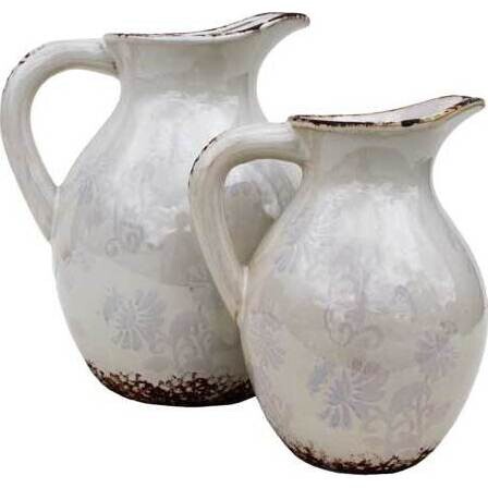 Curve Jug Winter White Large