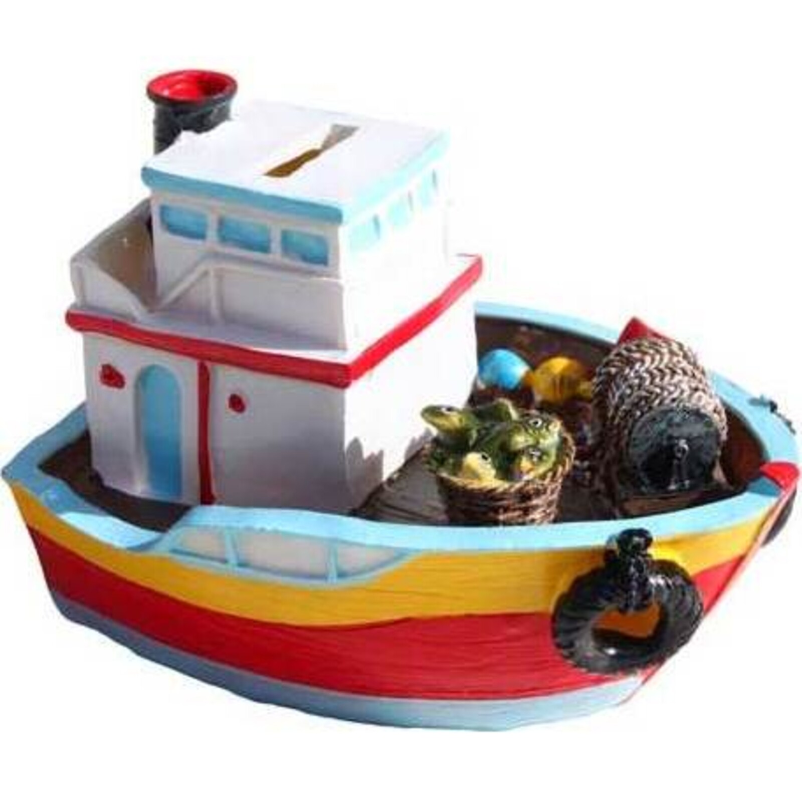 Moneybox Tug Boat with Basket