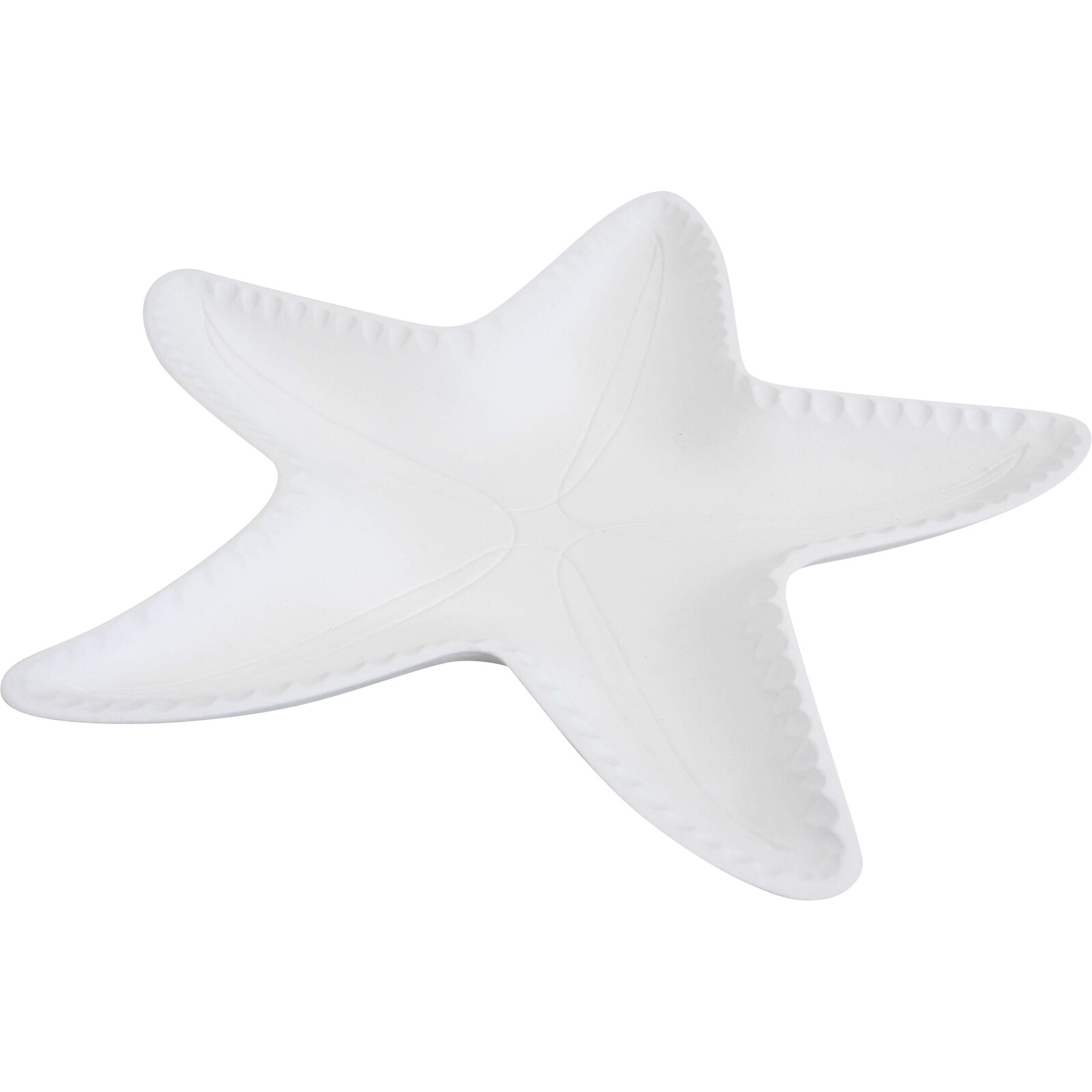 Starfish Plate Lrg White