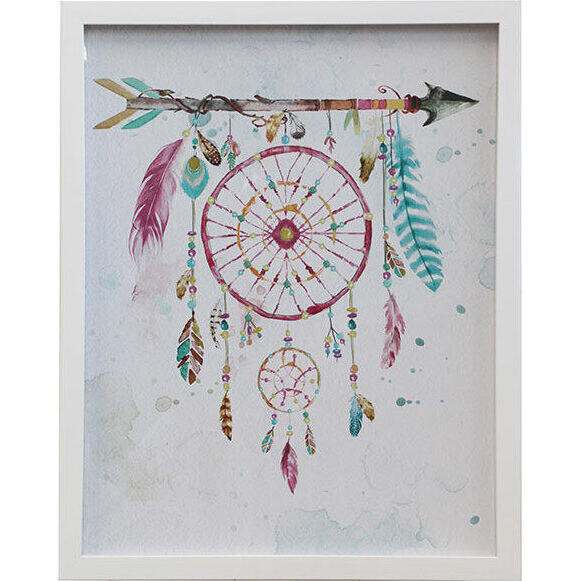 Frame Print Dreamcatcher Arrow