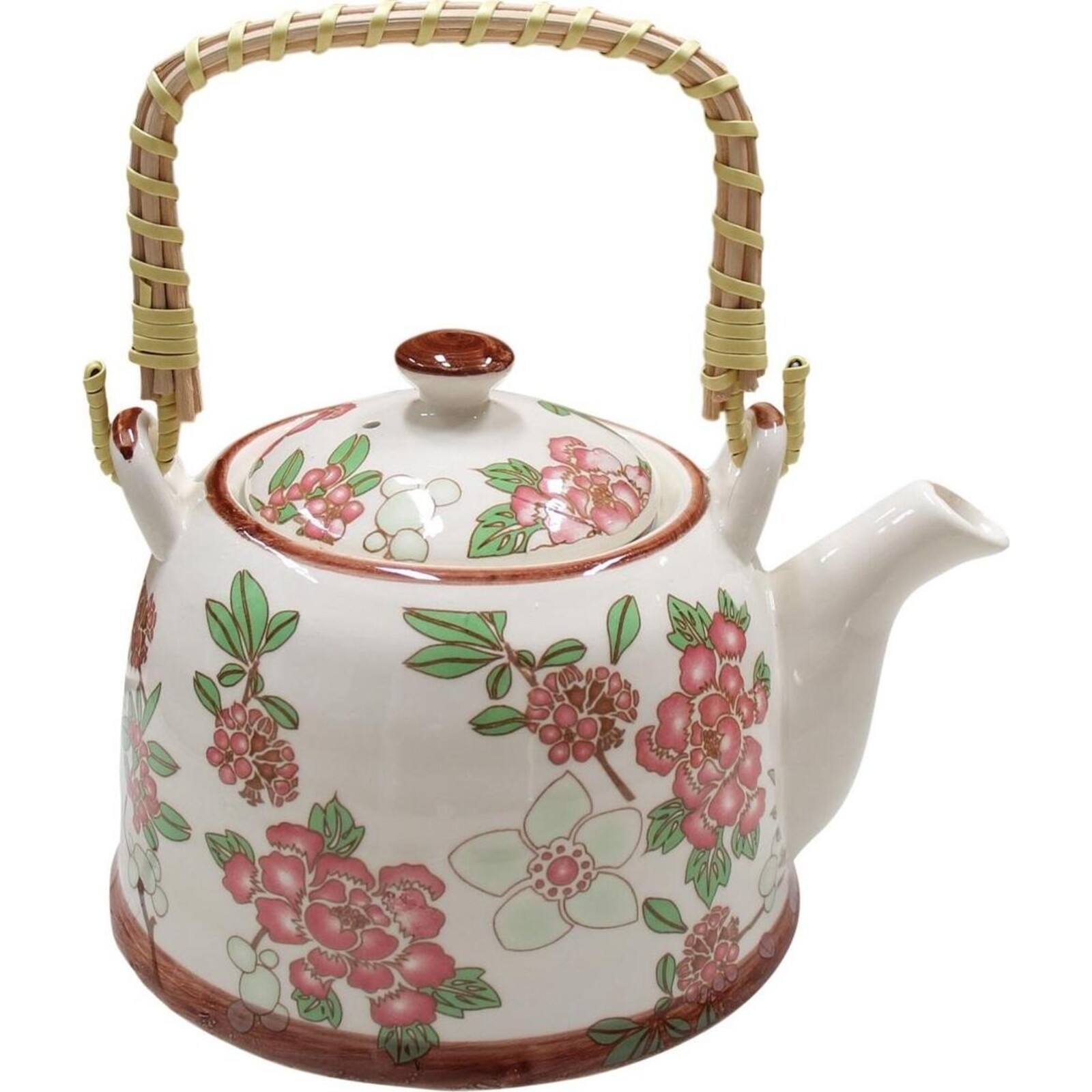 Teapot Pink Flowers