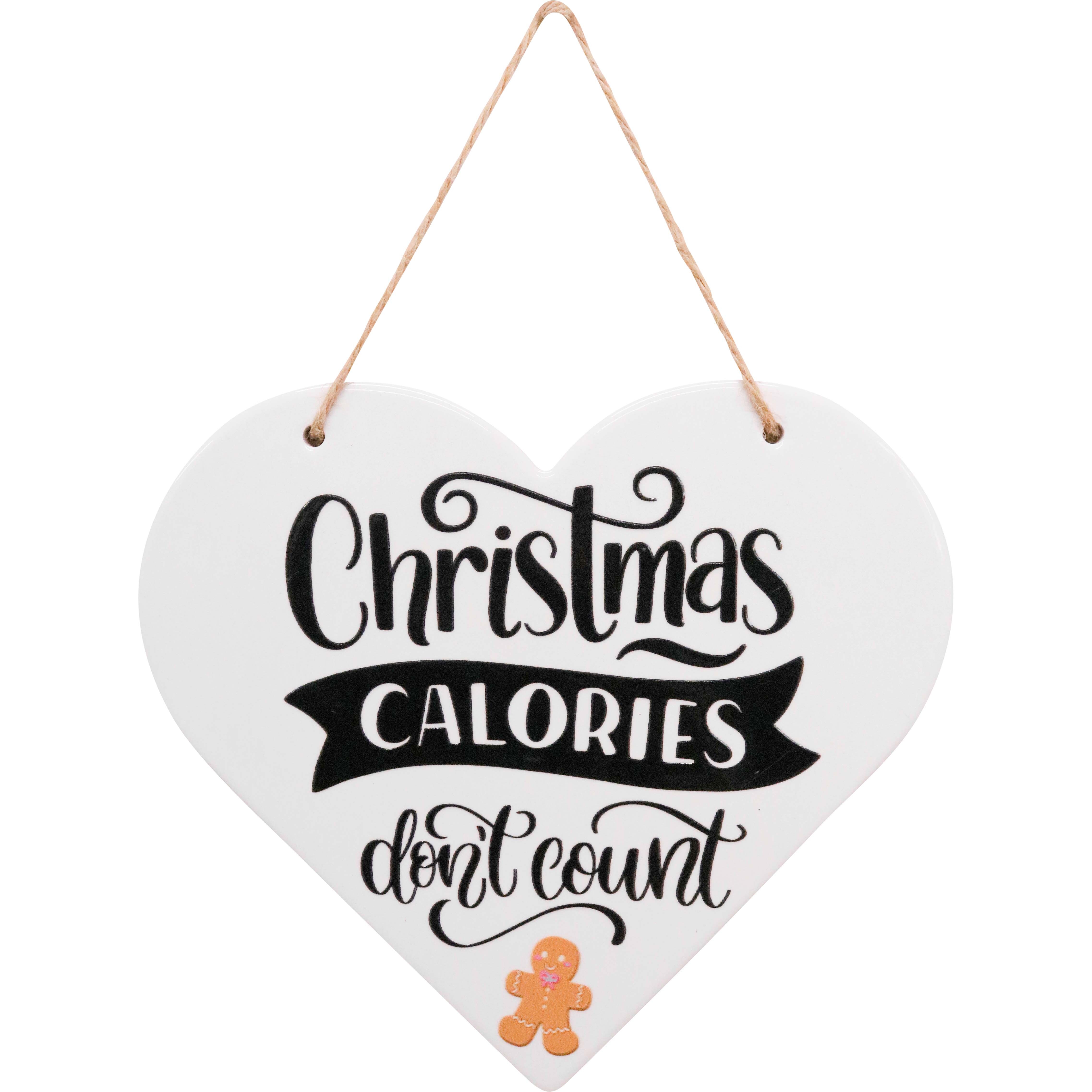 Heart Christmas Calories