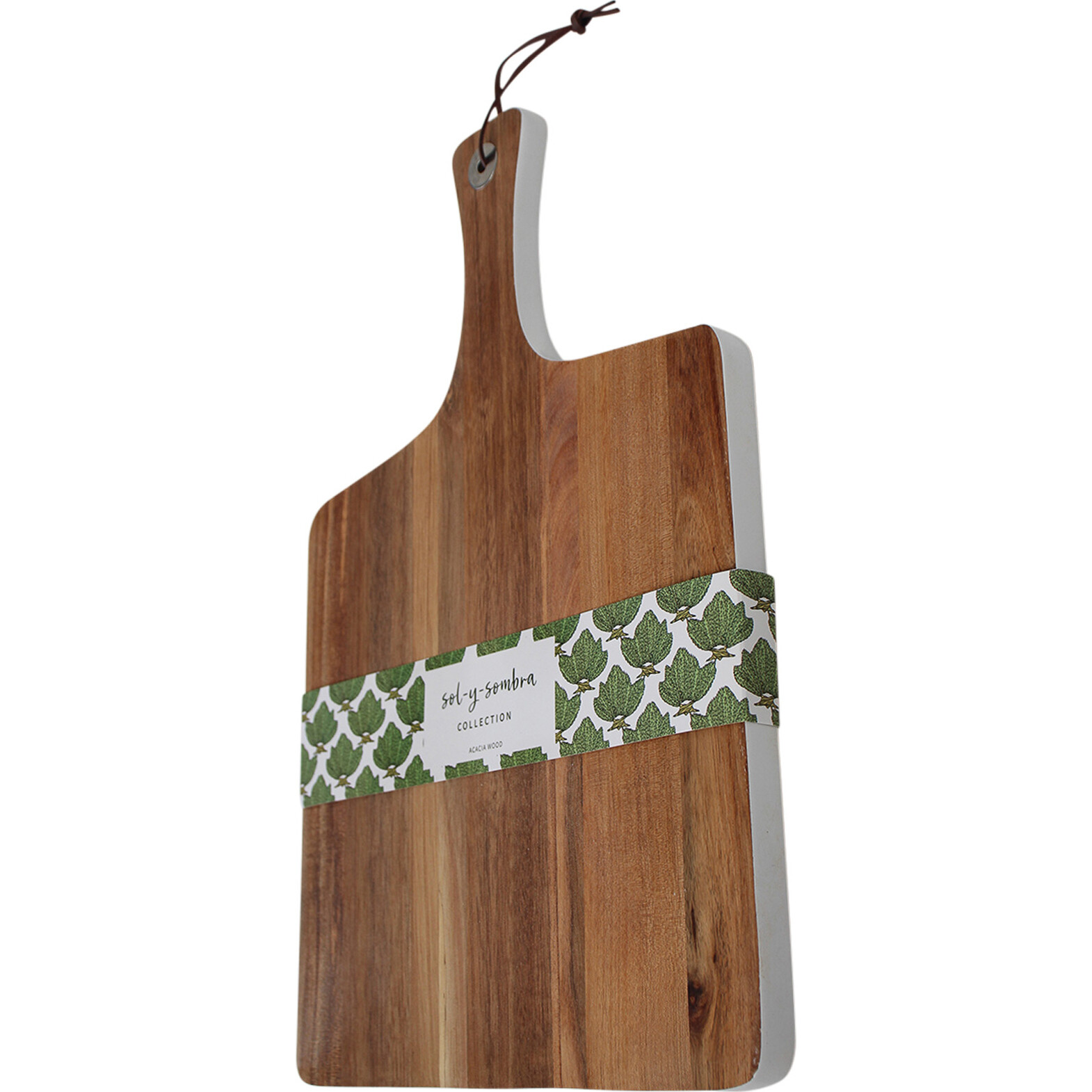 Serving Board Paddle M/White Edge