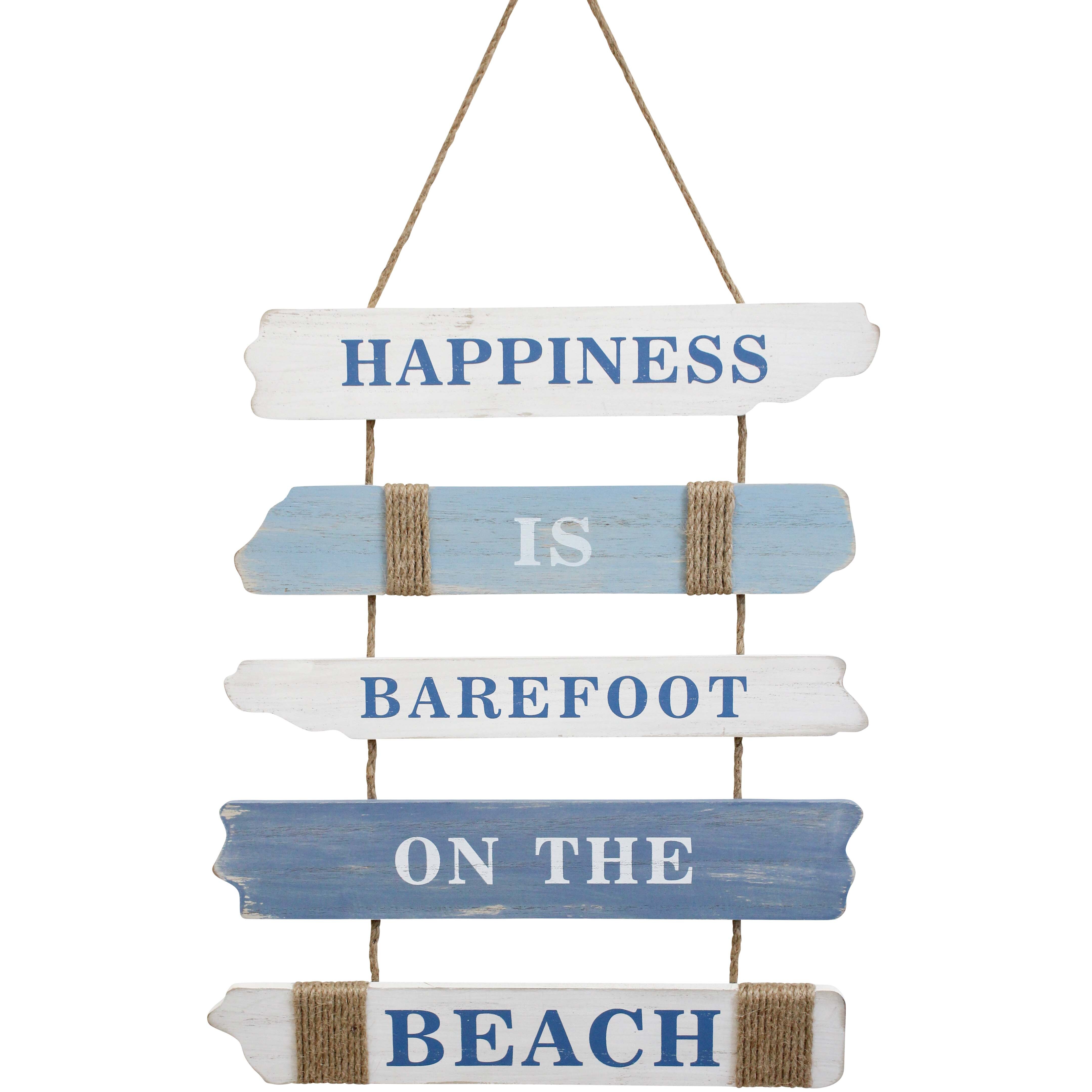 Sign Beach Happiness