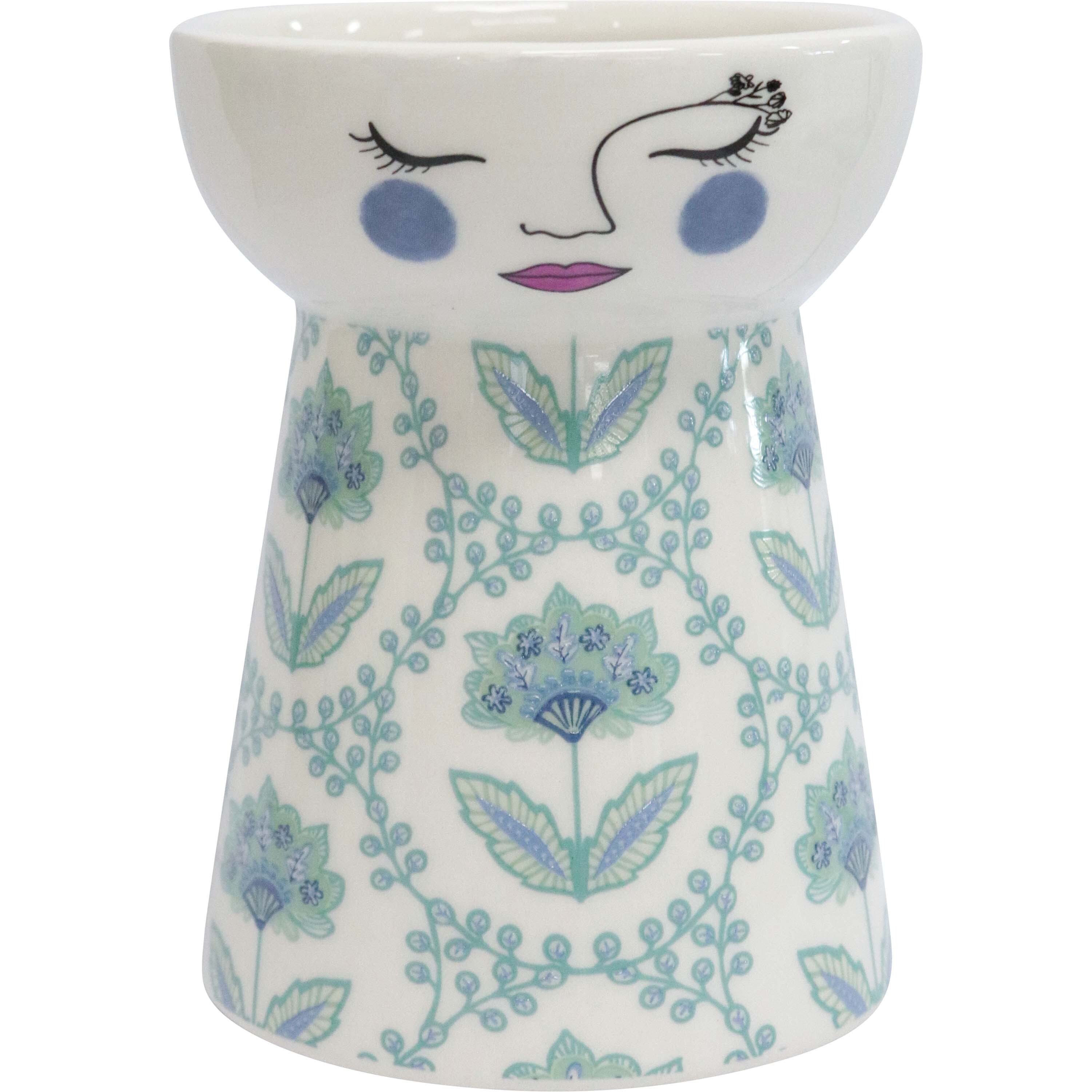 Petite Doll Vase Blue Chintz