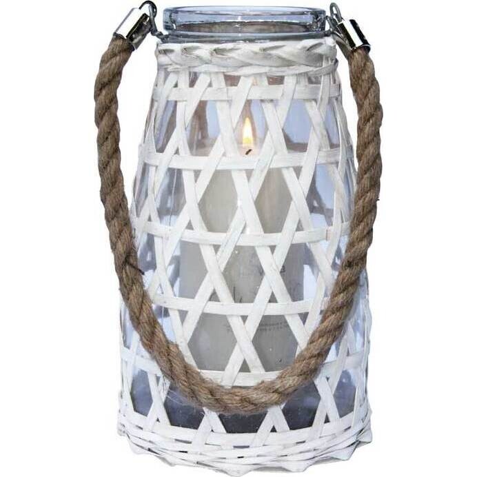 Glass Lantern Grey Tessuti