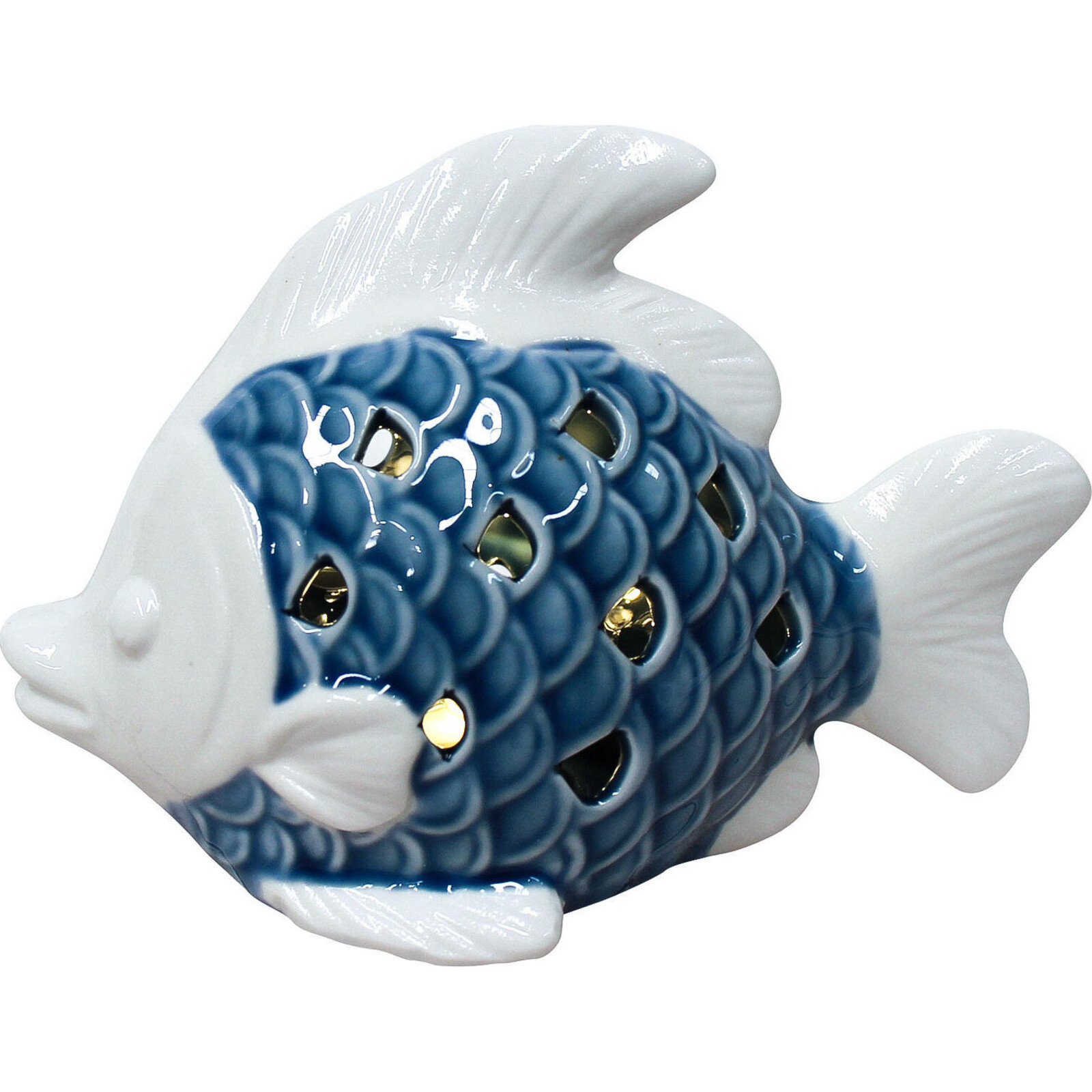 LED Fish Decor Blue/ White