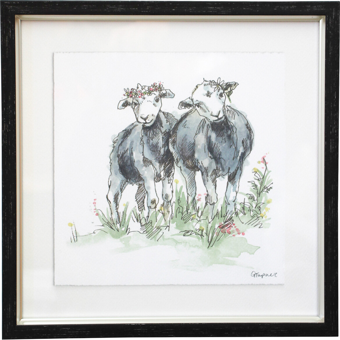 Framed Print Kidding Around