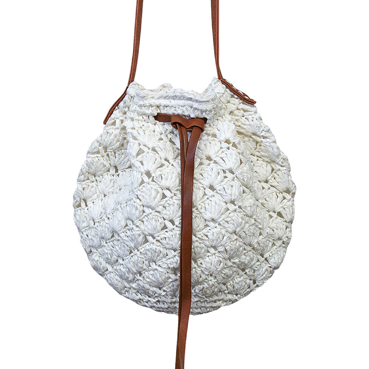 Crotchet Tote White