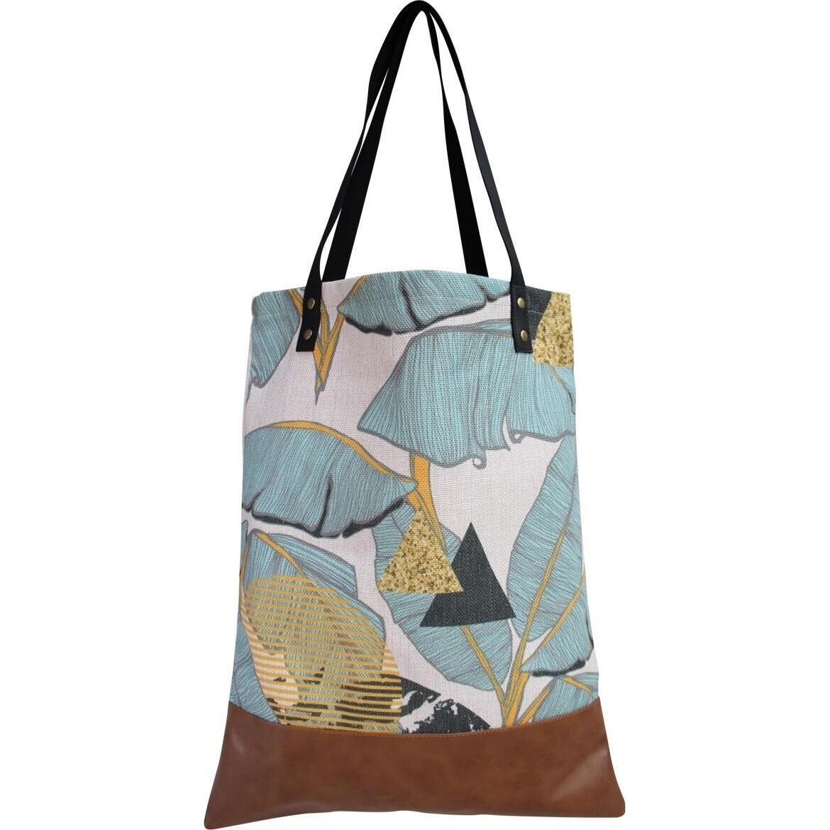 Shopping Bag Aqua Tropical