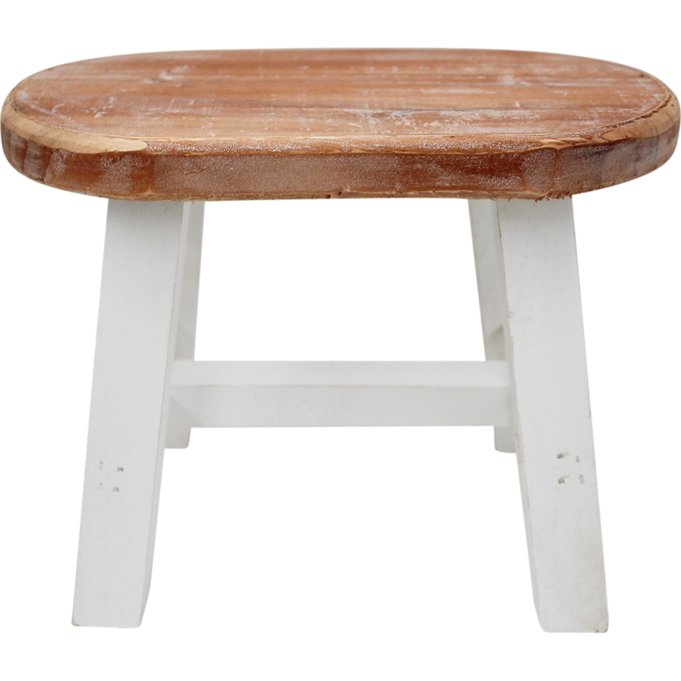 Stool BIanco Oval